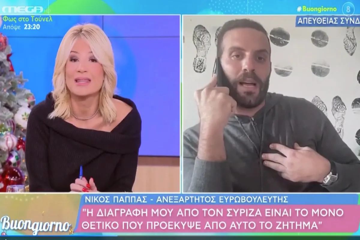 &Omicron; &Pi;&alpha;&pi;ά&sigmaf; &xi;έ&sigma;&pi;&alpha;&sigma;&epsilon;: &laquo;&Omicron; &Delta;&iota;&alpha;&mu;&alpha;&nu;&tau;ί&delta;&eta;&sigmaf; έ&phi;&tau;&upsilon;&nu;&epsilon; &alpha;&nu;&tau;&iota;&pi;ά&lambda;&omicron;&upsilon;&sigmaf;, &omicron; &Pi;&rho;ί&nu;&tau;&epsilon;&zeta;&eta;&sigmaf; έ&rho;&iota;&chi;&nu;&epsilon; &mu;&pi;&omicron;&upsilon;&nu;&iota;έ&sigmaf;&raquo; (vid)