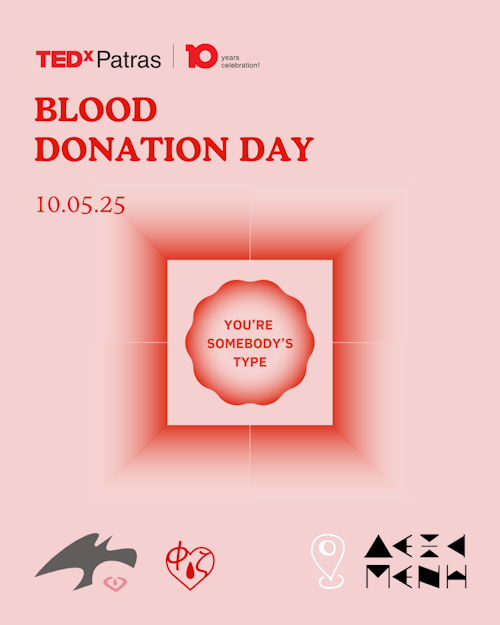 TEDXPATRAS 2025 BLOOD DRIVE SQ 2