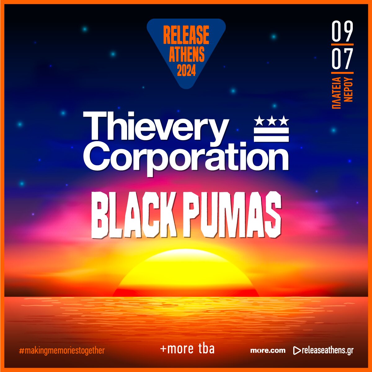 Thievery Corporation Black Pumas socials post