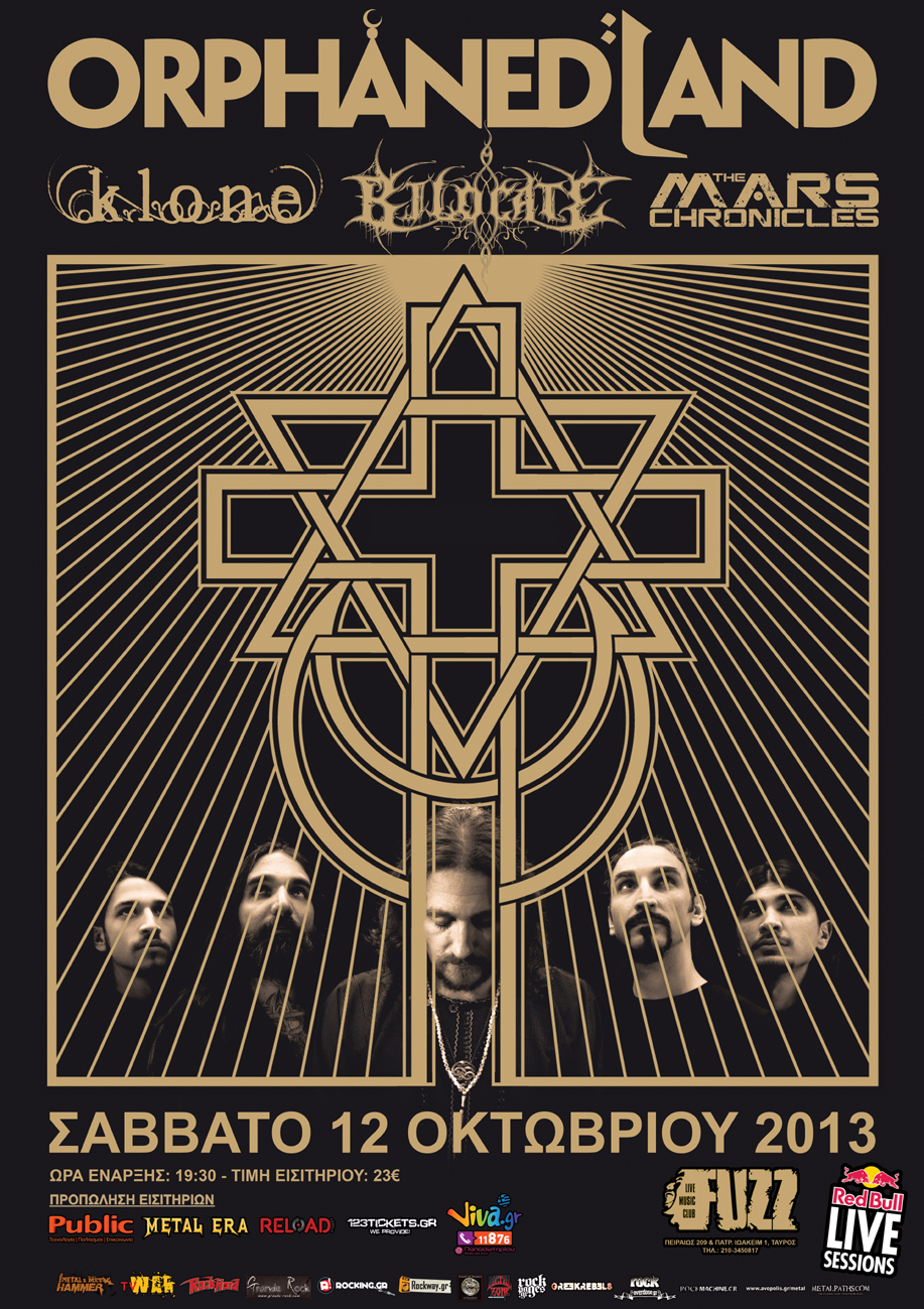 Orphaned_Land_Bilocate_Klone_The_Mars_Chronicles-Poster_Fuzz_Live_Music_Club